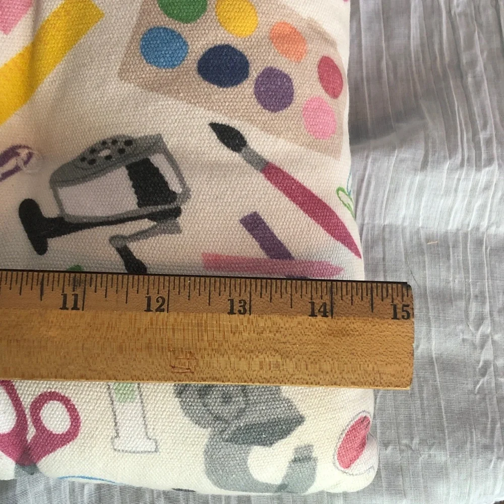 TEACHER SCHOOL inspired thick cushioned square seat cushion 14.5